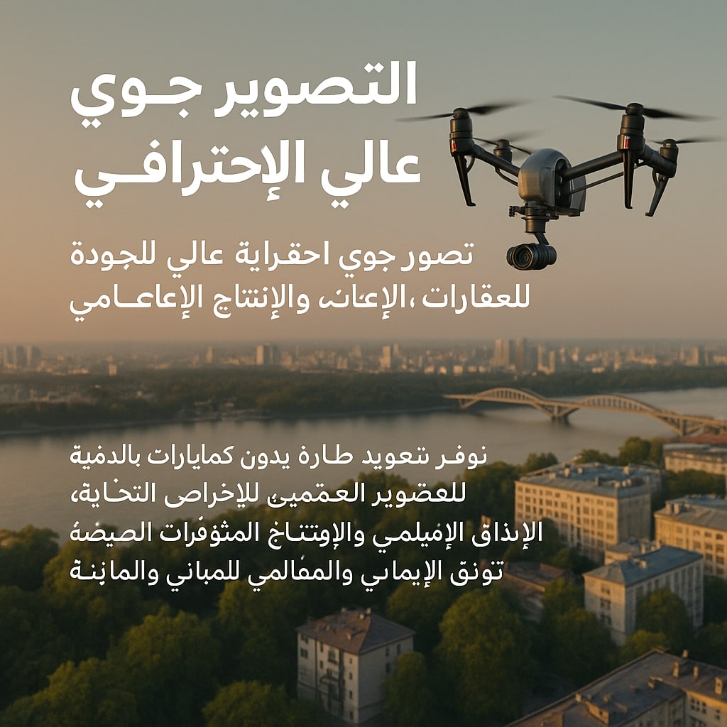 التصوير الجوي الاحترافي